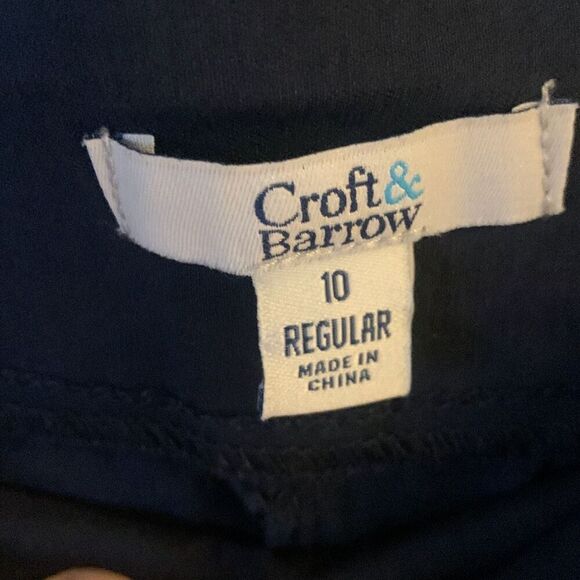 Pre Owned Women’s Croft & Barrow Capri Elastic Waist Sz 10 Reg Casual Comfort - Picture 10 of 10